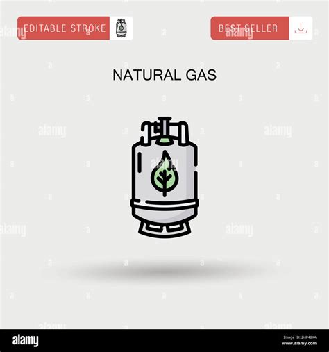 Natural Gas Icon Stock Vector Images Alamy