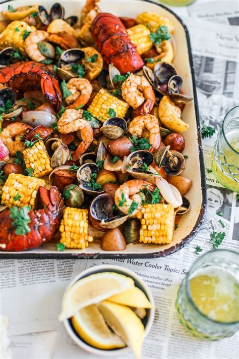 Heat 1 tbsp oil in a skillet over very high heat. Sheet Pan New England Style Clambake | Recipe | Seafood ...