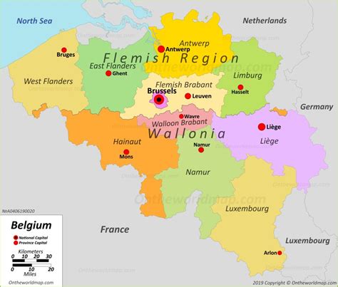 Political Map Of Belgium