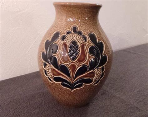 Stoneware Vase German Pottery Vase Fully Marked Marzi And Remy Of