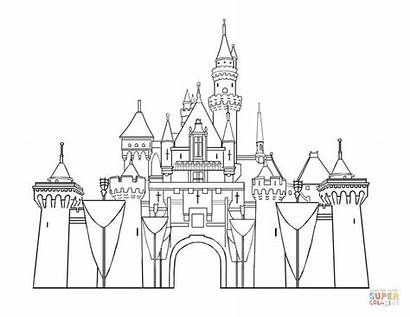 Disney Ausmalbilder Castle Coloring
