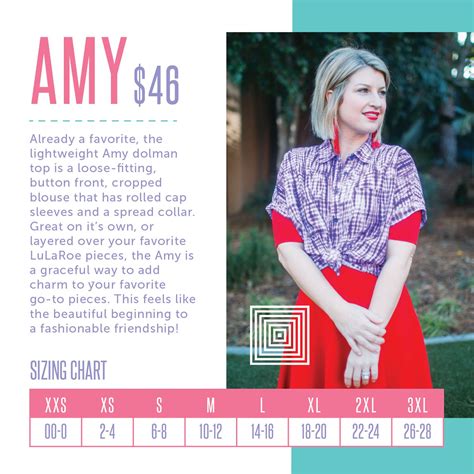 Map Pricingamy Powered By Box Lularoe Lularoe Sizing Lularoe