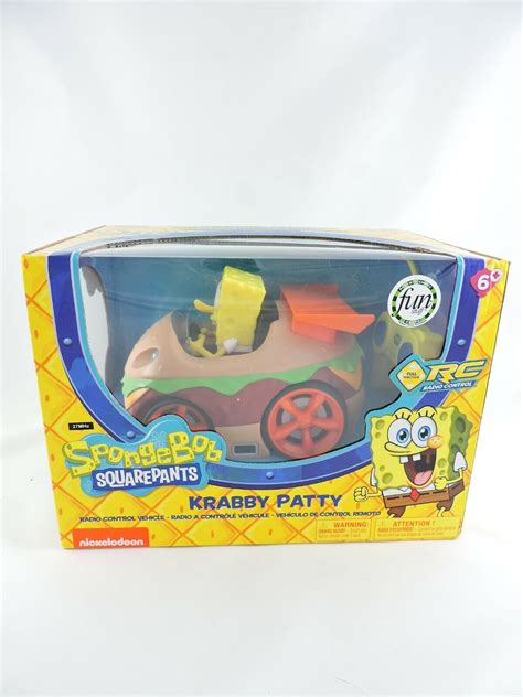 Spongebob Squarepants Krabby Patty Rc Radio Control Vehicle Nkok Racing