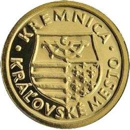Medaila Au Slobodné kráľovské mesto Kremnica