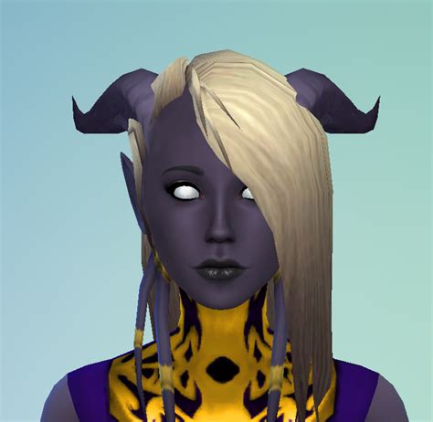 Female Draenei Buildset Best Sims Sims 4 Custom Content Sims 4