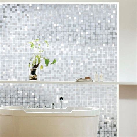 Mosaic Film Bofeifs 3d Static Window Film Decorative Privacy Vinyl