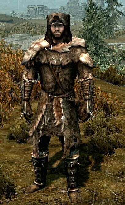 Fur Armour In 2021 Elder Scrolls Skyrim Skyrim Art Skyrim Armor