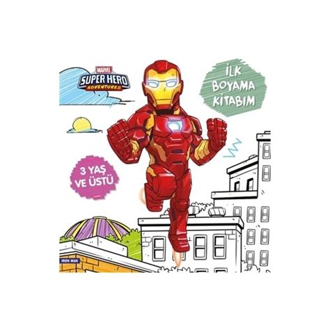 Ilk Boyama Kitabım Iron Man Marvel Super Hero Adventures Kitabı