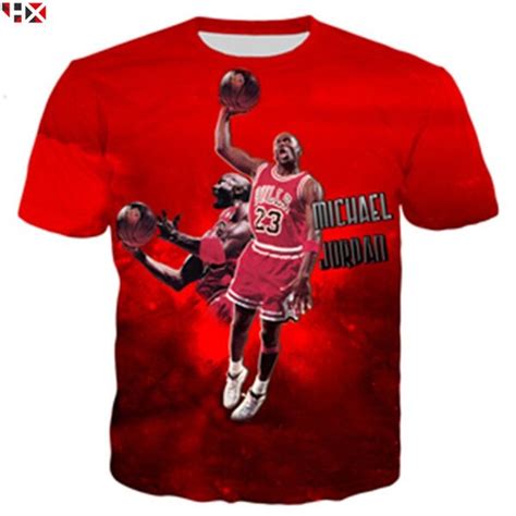 Hx Newest Michael Jordan D T Shirts Fashion Summer Men Boy Basketball