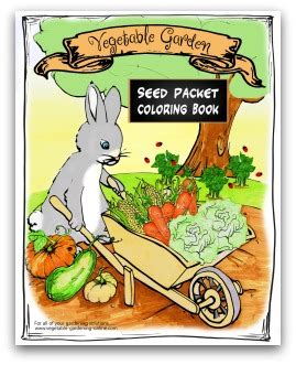 vegetable garden coloring books printable activity pages  kids