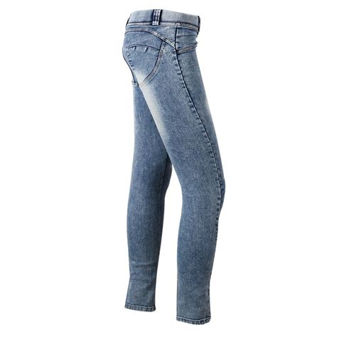 Sexy Blue Denim Jeans Full Hip Skinny High Waist Stretch Jeans For