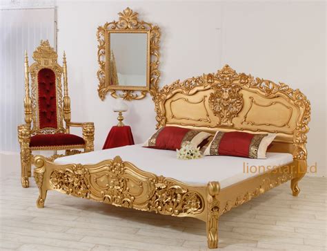 Versandkostenfrei kauf auf rechnung tiefpreisgarantie. Rokoko Bett Kolonialstil Gold | Lionsstar GmbH
