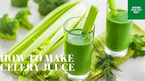 How To Make Celery Juice YouTube