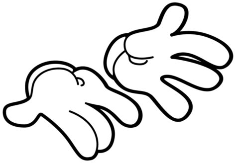 Free Mickey Mouse Hands Vector Download Free Mickey Mouse Hands Vector