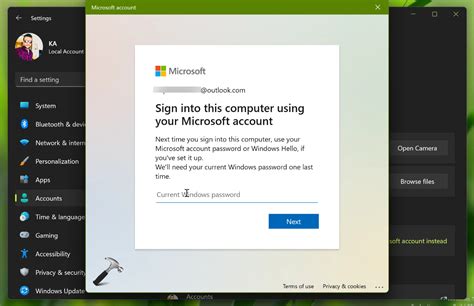 Change Microsoft Account In Windows 11