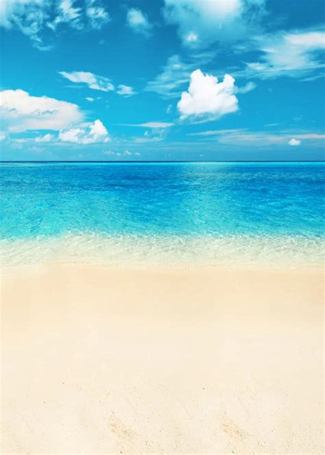 5x7ft Vinyl Summer Sunshine Sea Beach Photo Studio Background For