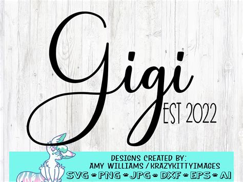 Gigi Est 2022 Pregnancy Announcement Svg New Baby Etsy