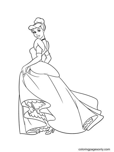 50 Best Ideas For Coloring Cinderella Coloring Image