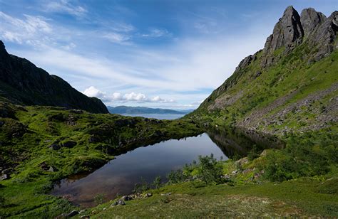 Photo Lofoten Norway Nature Mountain Lake