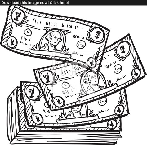 Dollar Drawing Coloring Pages
