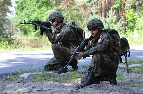 Polish Us Soldiers Participate In Tactics Training Article The