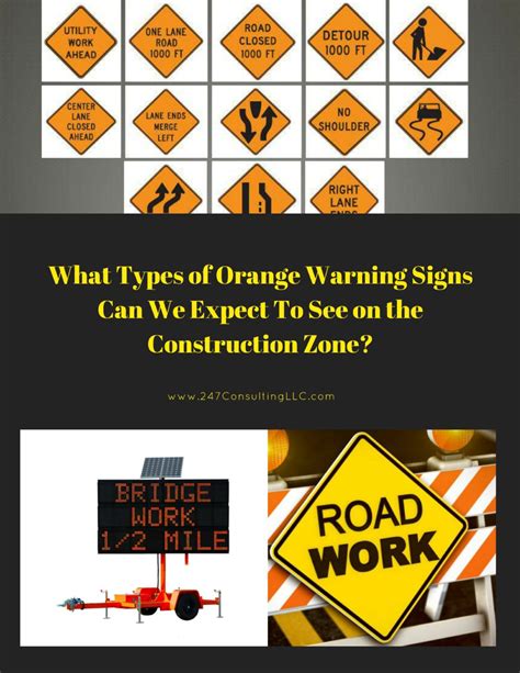 What Types Of Orange Warning Signs Can We Expect To See On The