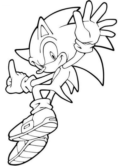 Dibujos De Sonic Para Imprimir Gratis