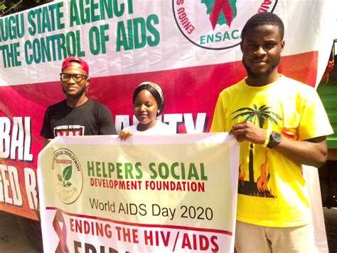 world aids day 2020 outreach helpers social development foundation helping poor families