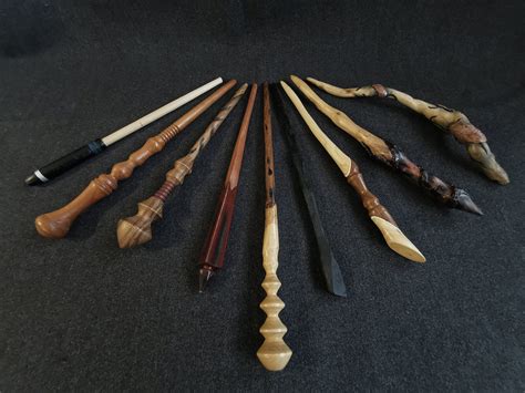 Magic Wands With A Story Custom Design Hand Crafted Wizard Etsy Wands Magic Wand Wizard Wand