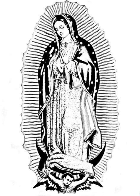 Virgen De Guadalupe Vector Gratis Imagui