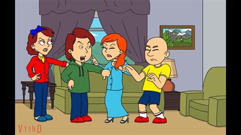 Fake Rosie And Fake Caillou Get Grounded Again Youtube