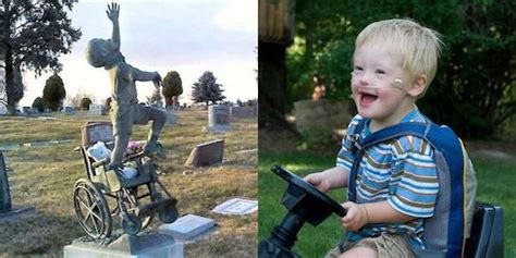 Dad Designs A Tombstone For His Disabled Son That Perfectly Captures Hi