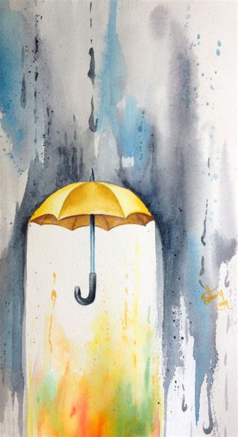 50 Raining Umbrella Painting Ideas To Try This Year