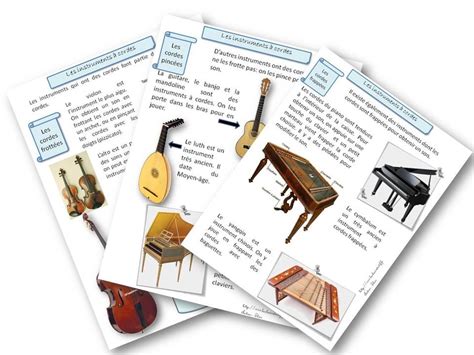 Education musicale : les familles d'instruments (la classe de stefany