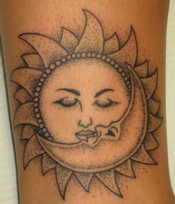 Tattoo Art Sun And Moon Tattoos