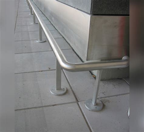 Floor Mounted Bump Rails Satin Finish Kent Stainless