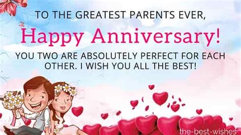 The Best Wedding Anniversary Wishes For Parents