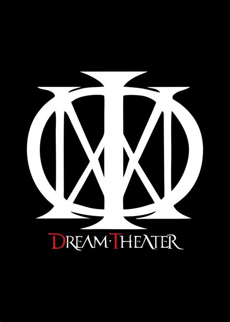 Dream Theater Music Logo Poster Picture Metal Print Paint By Green