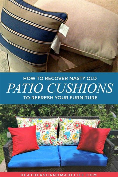 How To Recover Outdoor Patio Furniture Cushions Outdoor Lighting Ideas