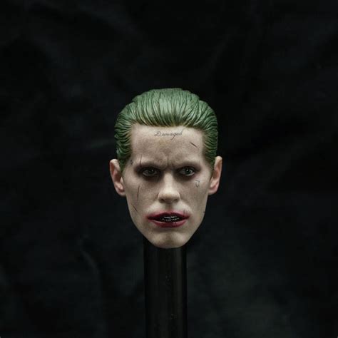Custom16 Head Sculptjared Leto Joker For Hot Toys Arkham Asylum Suicide Squad 1909059863