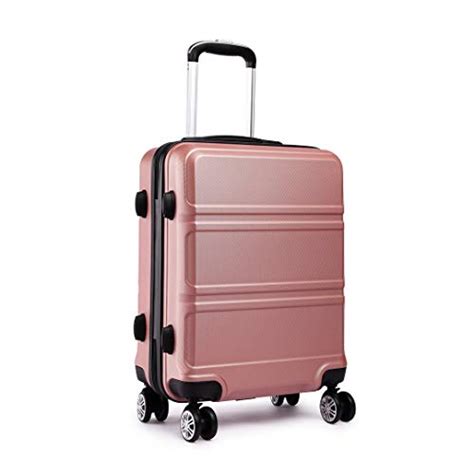 Kono Fashion Hand Luggage Lightweight Abs Hard Shell Trolley Travel