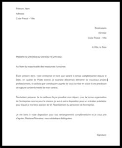 Lettre Rupture Conventionnelle De Contrat I Start Up Ma