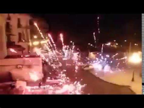 أخطر حرب بالالعاب النارية بين الأحياء الجزائرية ليلة المولد النبوي