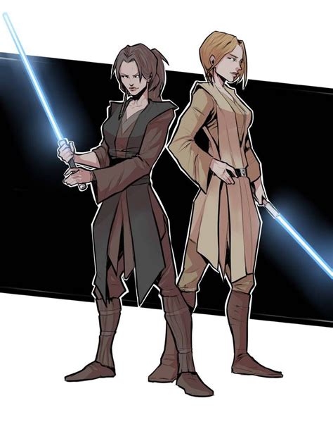 fem obi wan and anakin by holyvarus on deviantart star wars characters pictures star wars