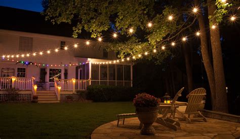 How To Hang Outdoor String Lights On Garden