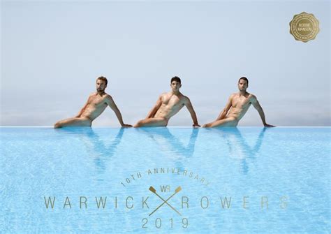 Warwick Rowers Share Tenth Naked Calendar With Robbie Manson Page 2 Of 2