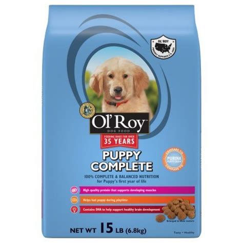 Ol Roy Puppy Complete Dry Dog Food 15 Lb Pack Of 2 Pets Trend Store