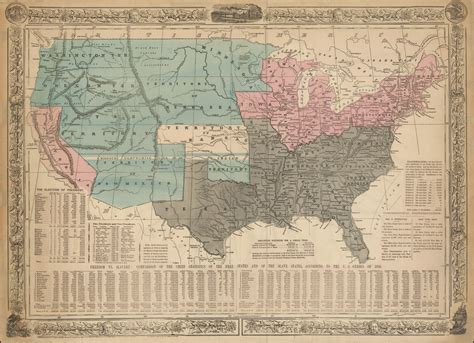 Map Of The United States Reynolds S Political Map Of The United