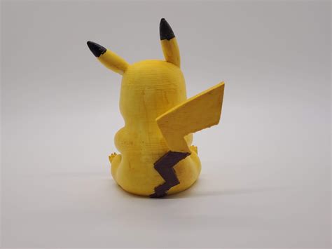Pikachu Male 3d Printed Model Etsy