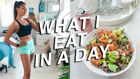 What I Eat In A Day During Quarantine Healthy And Easy Recipes Youtube